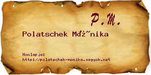 Polatschek Mónika névjegykártya